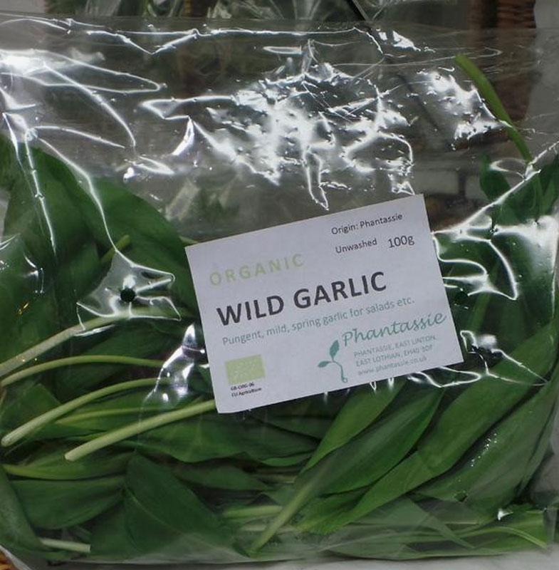 Organic Wild Garlic Leaves